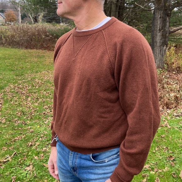 Vintage Carroll Cashmere Sweatshirt Made in Scotland Men's Size L - Picture 2 of 12